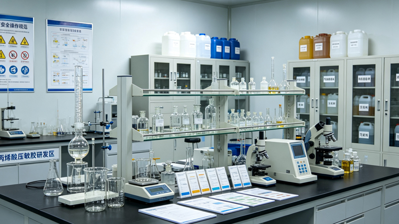 Laboratoire de développement d"adhésifs et d"émulsions acryliques sur mesure